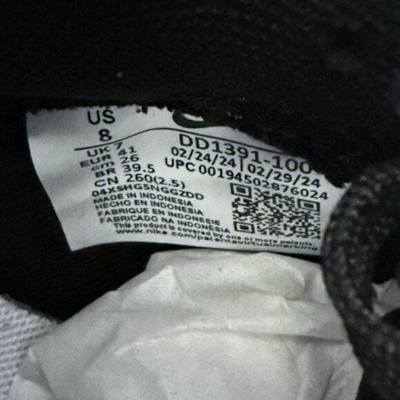 Nike Panda Dunk Low Retro Shoes Mens Size 8 White Black DD1391-100 Sneakers - Picture 11 of 16